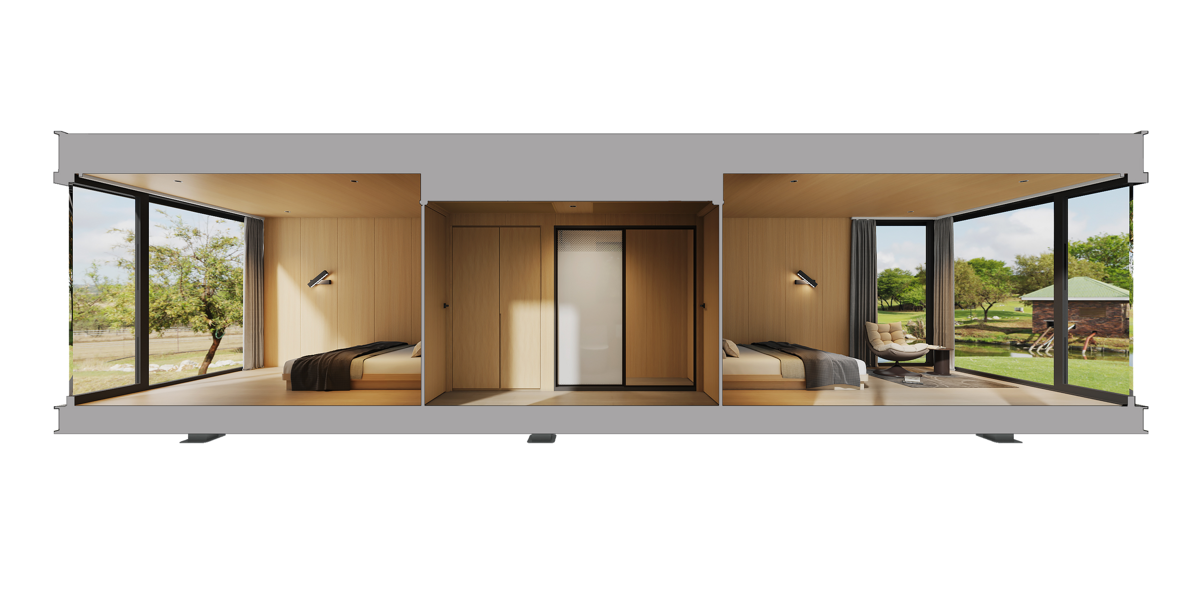 Interior del modelo