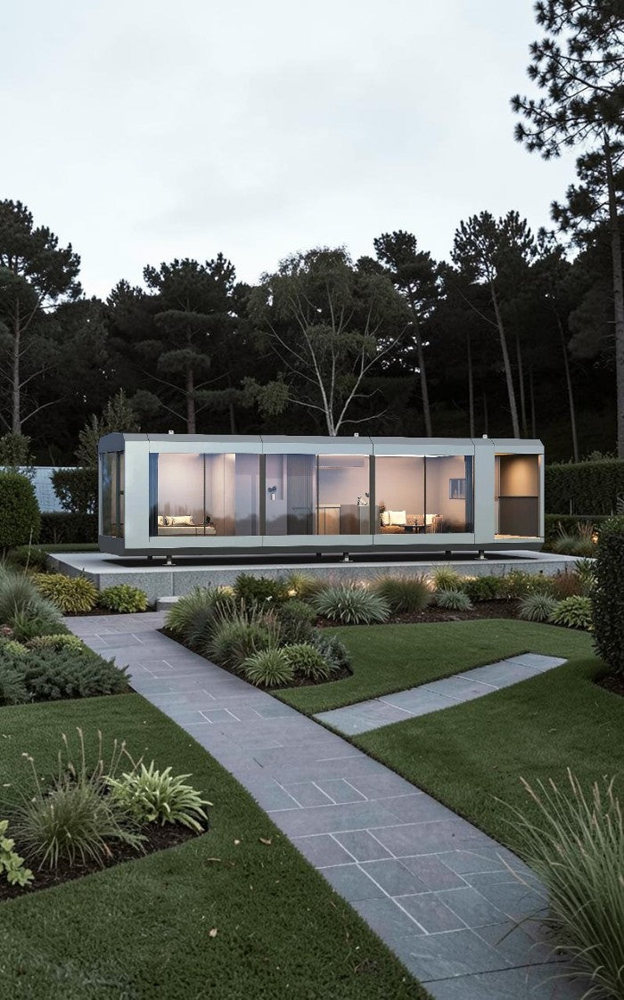 Modelo Fisterra Grand Suite integrado en la naturaleza